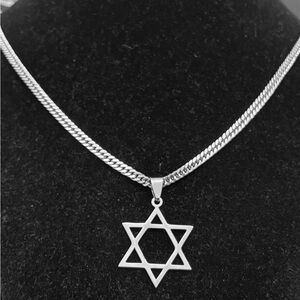 Men’s Star of David Pendant Necklace